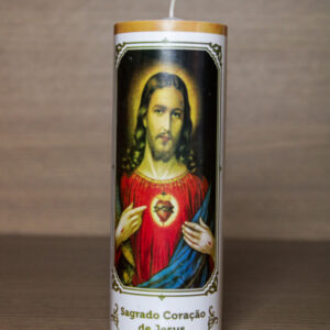 Vela votiva Sagrado Coração de Jesus - 7 dias