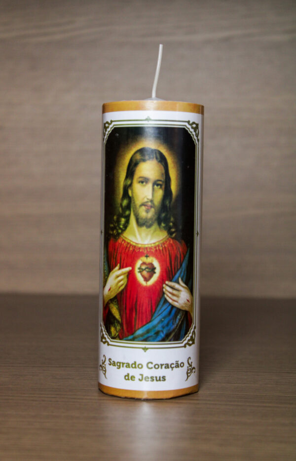 Vela votiva Sagrado Coração de Jesus - 7 dias