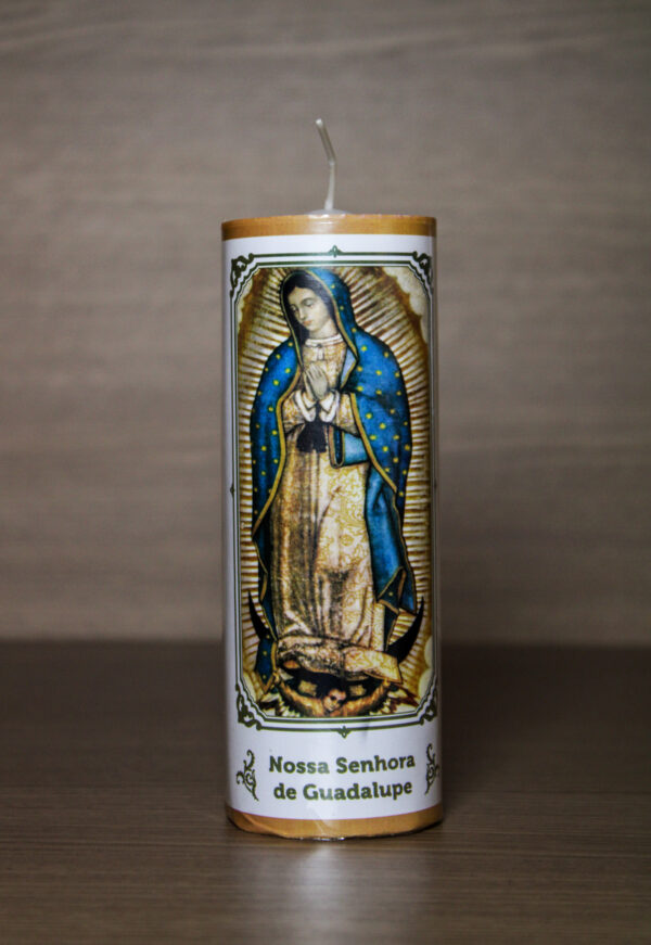 Vela votiva Nossa Senhora de Guadalupe - 7 dias