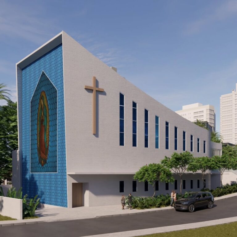 Paróquia Nossa Senhora de Guadalupe em São Paulo, SP (em construção). A paróquia, que atualment (8)