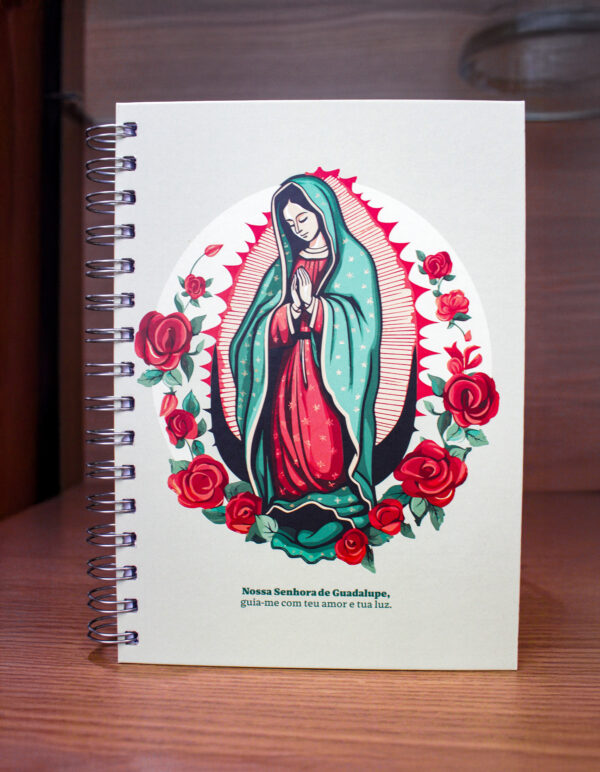 Caderno católico Nossa Senhora de Guadalupe - Guia-me