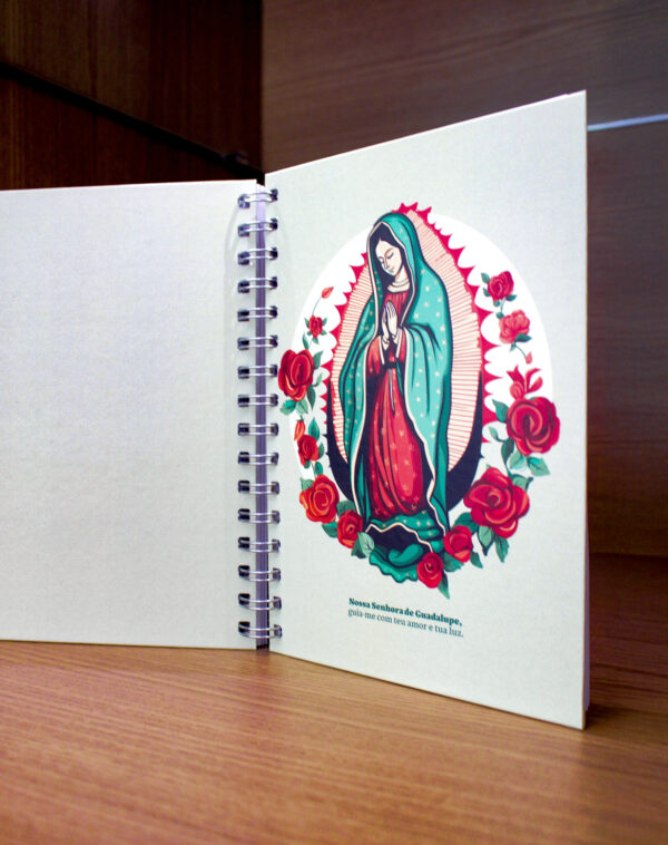 Caderno católico Nossa Senhora de Guadalupe - Guia-me - Imagem 3