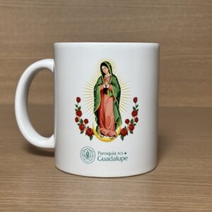 Caneca católica Oração de Nossa Senhora de Guadalupe