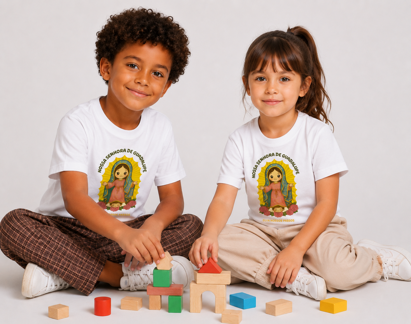 Camiseta Infantil Nossa Senhora de Guadalupe - Imagem 2