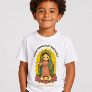 Camiseta Infantil Nossa Senhora de Guadalupe